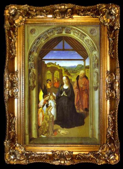 framed  Dieric Bouts The Adoration of Angels, ta009-2